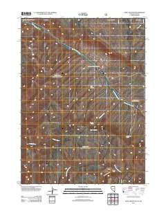 Odell Mountain 2011 topographic map thumbnail