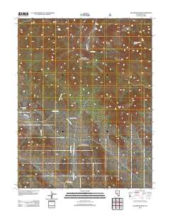 Saulsbury Basin 2012 topographic map thumbnail