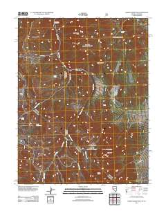 Desert Creek Peak 2012 topographic map thumbnail