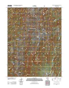 Savory Mountain 2012 topographic map thumbnail