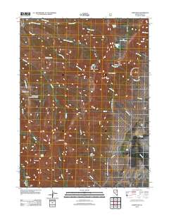 Verdi Peak 2012 topographic map thumbnail