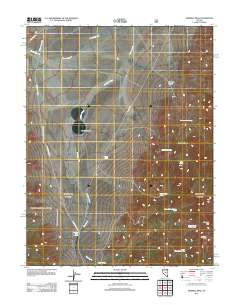 Ninemile Peak 2012 topographic map thumbnail