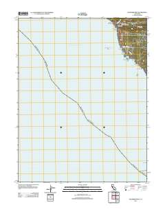 Saunders Reef 2012 topographic map thumbnail