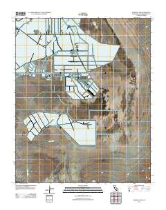 Searles Lake 2012 topographic map thumbnail