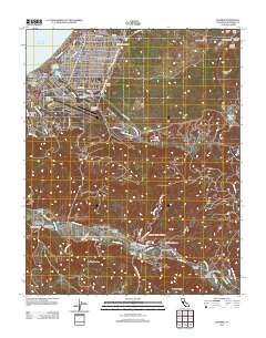 Seaside 2012 topographic map thumbnail