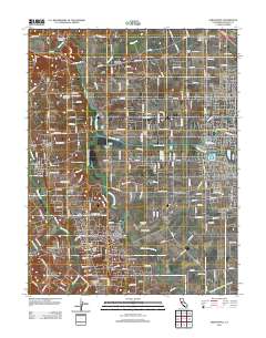 Sebastopol 2012 topographic map thumbnail