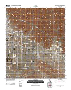 Seven Palms Valley 2012 topographic map thumbnail