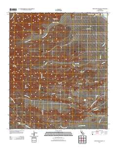 Seventeen Palms 2012 topographic map thumbnail