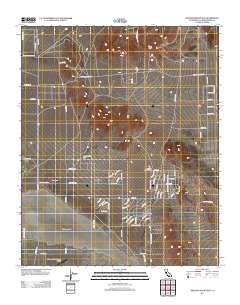 Shadow Mountains 2012 topographic map thumbnail
