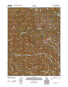 Sherwood Peak 2012 topographic map thumbnail
