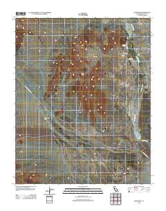 Shoshone 2012 topographic map thumbnail