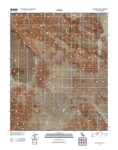 Silver Bell Mine 2012 topographic map thumbnail