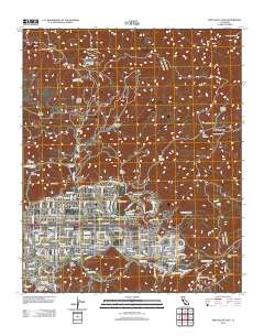 Simi Valley East 2012 topographic map thumbnail