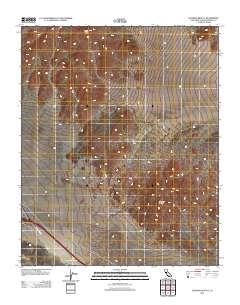 Sleeping Beauty 2012 topographic map thumbnail