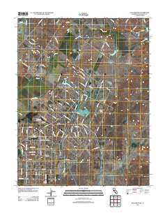Sloughhouse 2012 topographic map thumbnail