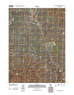 Snowstorm Mountain 2012 topographic map thumbnail
