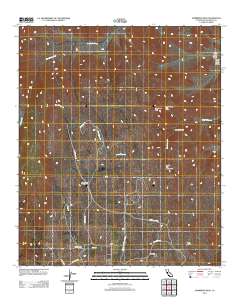 Sombrero Peak 2012 topographic map thumbnail