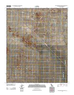 Stepladder Mountains NE 2012 topographic map thumbnail