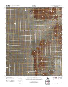 Stepladder Mountains SW 2012 topographic map thumbnail