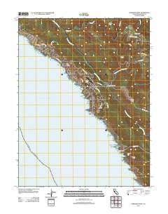 Stewarts Point 2012 topographic map thumbnail