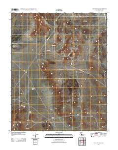 Talc City Hills 2012 topographic map thumbnail