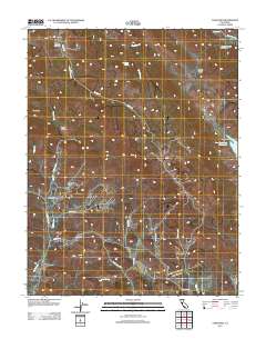 Tassajara 2012 topographic map thumbnail