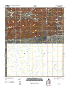 Tecate 2012 topographic map thumbnail