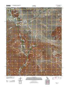Tecopa 2012 topographic map thumbnail