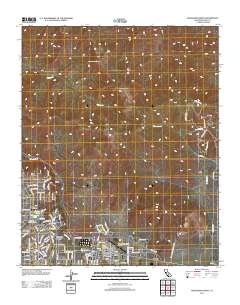 Tehachapi North 2012 topographic map thumbnail