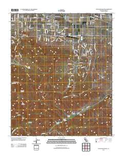 Tehachapi South 2012 topographic map thumbnail