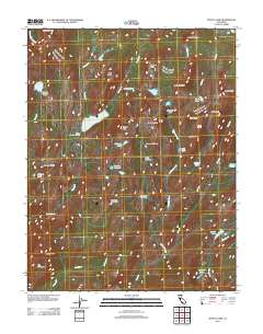 Tenaya Lake 2012 topographic map thumbnail
