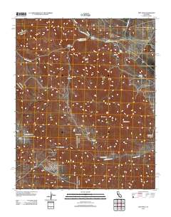 Tent Hills 2012 topographic map thumbnail