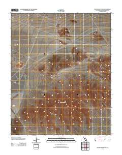 Tiefort Mountains 2012 topographic map thumbnail