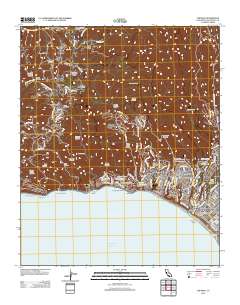 Topanga 2012 topographic map thumbnail