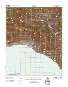 Tranquillon Mountain 2012 topographic map thumbnail