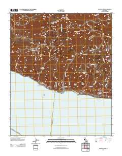 Triunfo Pass 2012 topographic map thumbnail