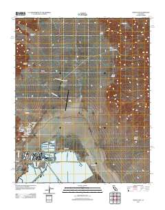 Trona East 2012 topographic map thumbnail