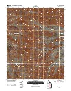Tucki Wash 2012 topographic map thumbnail