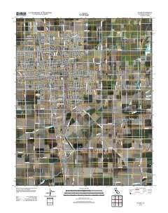 Tulare 2012 topographic map thumbnail
