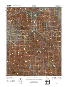 Tumey Hills 2012 topographic map thumbnail