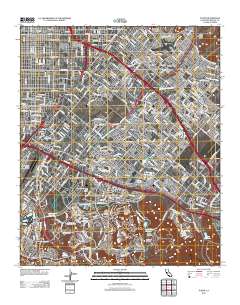 Tustin 2012 topographic map thumbnail