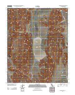 Ubehebe Peak 2012 topographic map thumbnail