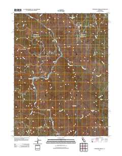 Updegraff Ridge 2012 topographic map thumbnail
