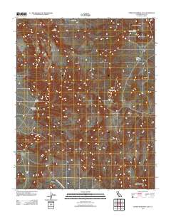 Upper Centennial Flat 2012 topographic map preview