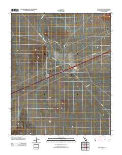 Valley Wells 2012 topographic map thumbnail