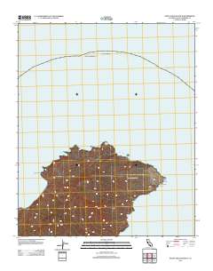 Santa Cruz Island D 2012 topographic map thumbnail