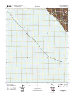 Cayucos OE W 2012 topographic map thumbnail