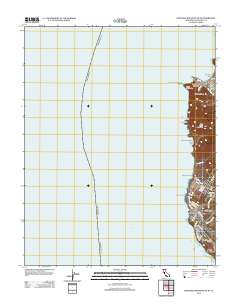 Montara Mountain OE W 2012 topographic map thumbnail