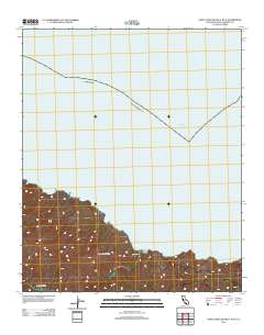 Santa Cruz Island C OE N 2012 topographic map thumbnail