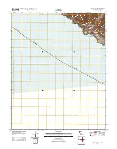 Santa Cruz OE W 2012 topographic map thumbnail